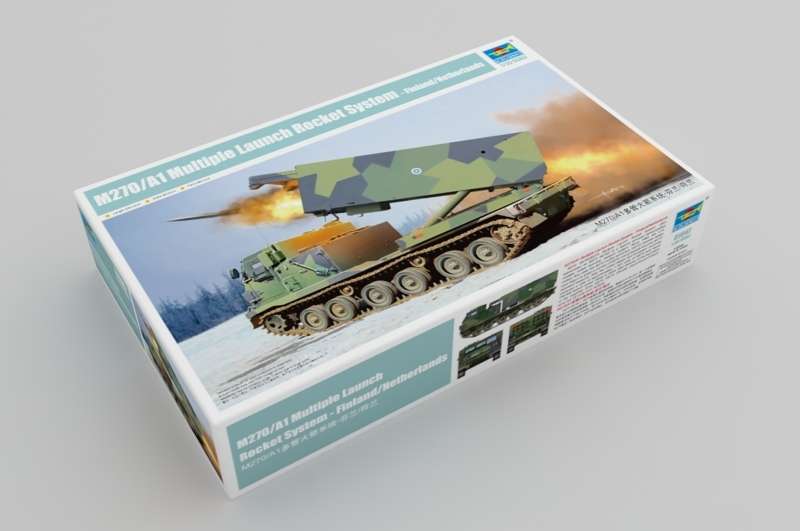 Model wyrzutni rakiet M270/A1 MLRS - Finland/Netherlands - model_do_sklejania_trumpeter_01047_image_1-image_Trumpeter_01047_2