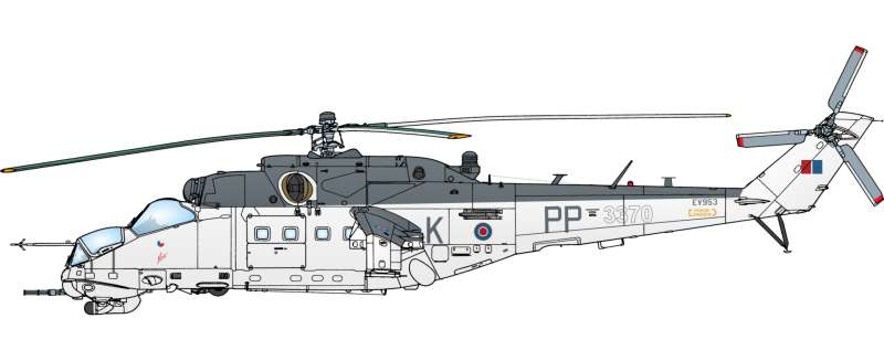 Zestaw - helikoptery Mi-24, Mi-35 oraz pojazd Velorex, plastikowe modele do sklejania Eduard 2116 w skali 1:72 - image a_50-image_Eduard_2116_3