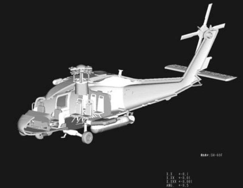 Plastikowy model amerykańskiego śmigłowca SH-60F Oceanhawk - sklep modeledo - image_10-image_Hobby Boss_87232_3