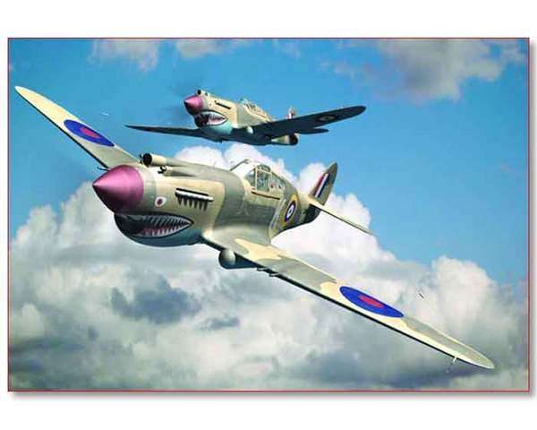 Plastikowy model do sklejania myśliwca P-40B Warhawk, model Trumpeter 02807_image_2-image_Trumpeter_02807_3