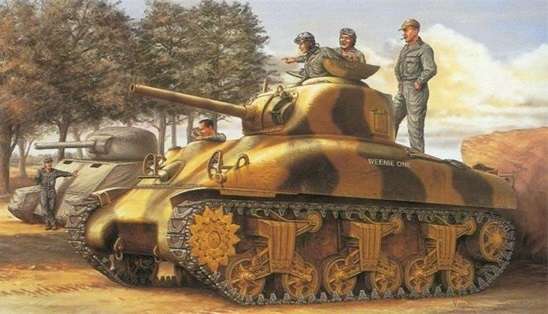 Medium tank M4A1 Sherman - model Dragon 6048-image_Dragon_6048_3