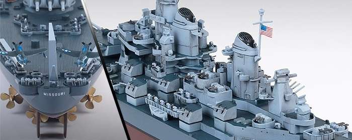 USS Missouri BB-63 - MCP model_pancernika_do_sklejania_academy_14222_image_3-image_Academy_14222_4