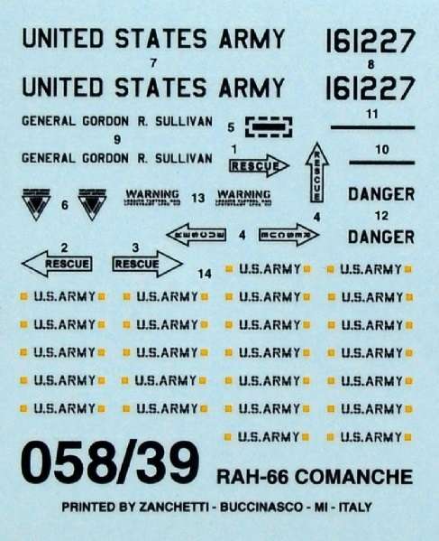 Gift Set - Model RAH-66 Comanche scale 1-72