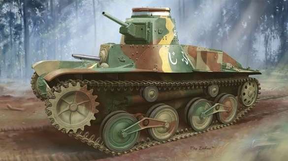 Type 95 Light Tank Ha-Go (Late Production) model_do_sklejania_dragon_6770_image_19-image_Dragon_6770_3