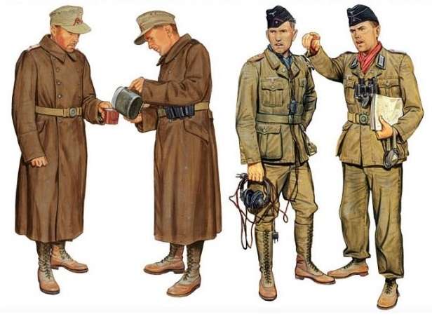 Czołgiści i artylerzyści niemieccy z oddziału DAK Afrika Korps - Libia 1941, plastikowe figurki do sklejania Dragon 6693 w skali 1:35.-image_Dragon_6693_1