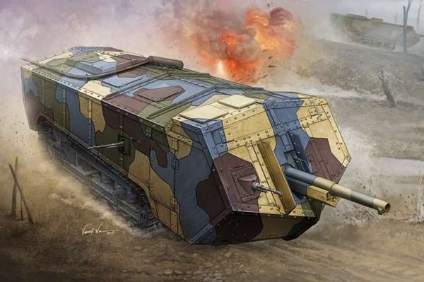 French Saint-Chamond Heavy Tank model_hobby_boss_83859_image_1-image_Hobby Boss_83859_1
