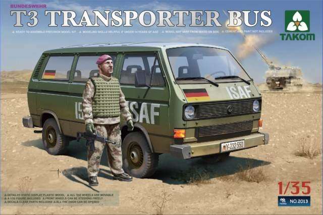 Volkswagen Transporter T3 w służbie izraelskiej armii, plastikowy model do sklejania Takom 2013 w skali 1:35-image_Takom_2013_1