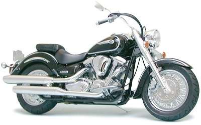 Motocykl Yamaha XV1600 Road Star, plastikowy model do sklejania Tamiya 14080 w skali 1:12-image_Tamiya_14080_1