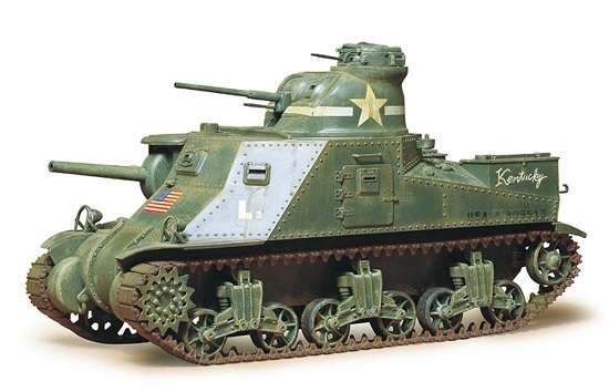 Amerykański czołg średni M3 Lee Mk.I, plastikowy model do sklejania Tamiya 35039 w skali 1:35-image_Tamiya_35039_1