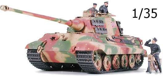 Niemiecki czołg ciężki King Tiger, plastikowy model do sklejania Tamiya 35252 w skali 1/35.-image_Tamiya_35252_1