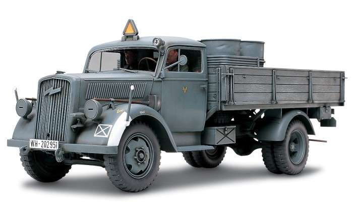 Niemiecka ciężarówka wojskowa 3ton 4x2, plastikowy model do sklejania Tamiya 35291 w skali 1:35.-image_Tamiya_35291_1