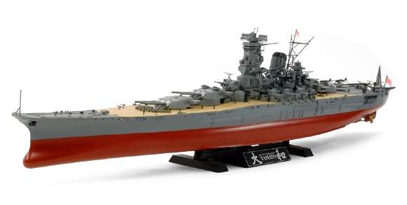 Japoński pancernik Yamato, plastikowy model do sklejania Tamiya 78030 w skali 1:350.-image_Tamiya_78030_1