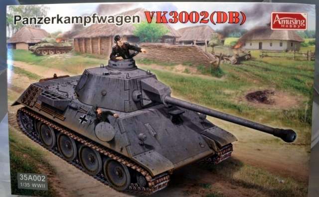 Niemiecki czołg Panzerkampfwagen VK3002 w skali 1:35, plastikowy model do sklejania-image_Amusing Hobby_35A002_1