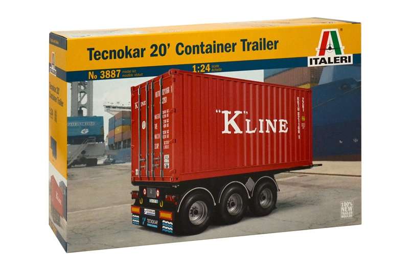 Naczepa kontenerowa Tecnokar 20 Container Trailer - Italeri 3887 model_ita_3887_image_1-image_Italeri_3887_1