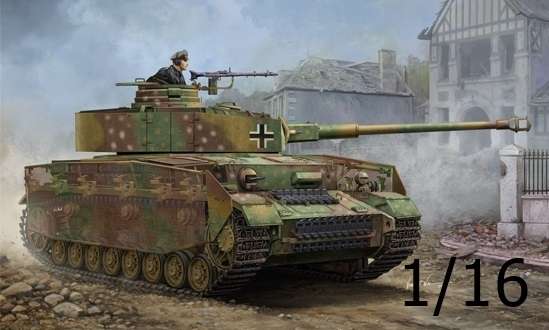 Niemiecki średni czołg Panzer IV Ausf.J, plastikowy model do sklejania Trumpeter 00921 w skali 1:16.-image_Trumpeter_00921_1