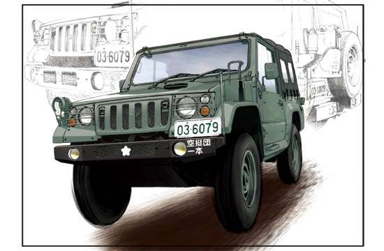 Lekki pojazd wojskowy Typ 73, plastikowy model do sklejania Trumpeter 05572 w skali 1:35-image_Trumpeter_05572_1