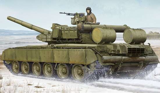 Rosyjski czołg T-80 BVD MTB , plastikowy model do sklejania Trumpeter 05581 w skali 1:35-image_Trumpeter_05581_1