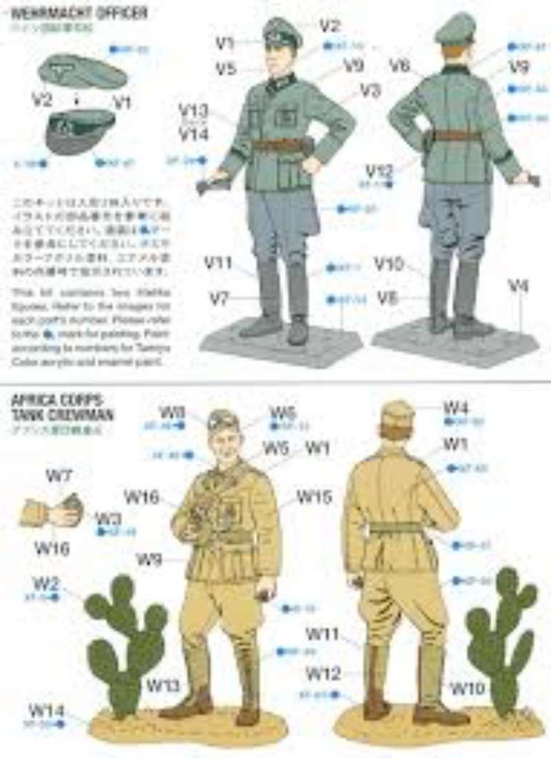 plastikowe-figurki-do-sklejania-wwii-wehrmacht-officer-africa-corps-tank-crewman-sklep-modeledo-image_Tamiya_25154_5
