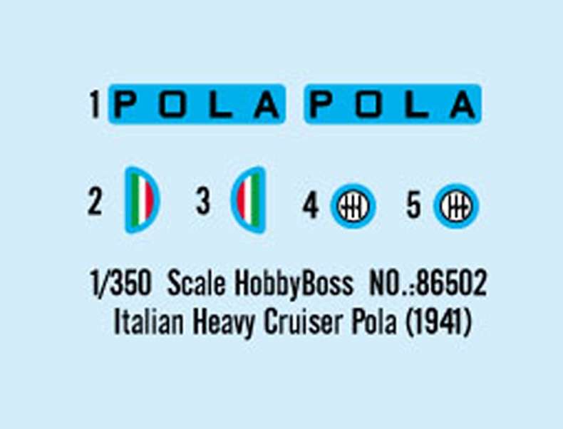 Hobby Boss 86502 Italian Heavy Cruiser Pola 1941 model_do_sklejania_krazownik_pola_hobby_boss_86502_image_2-image_Hobby Boss_86502_3