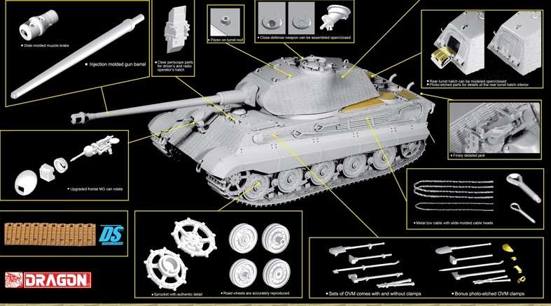 Tank KingTiger in scale 1:35 - Dragon 6302-image_Dragon_6302_3