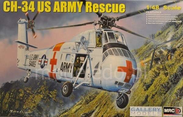 CH-34 US Army Rescue - amerykański śmigłowiec ratowniczy w skali 1:48 model_mrc_64103_image_10-image_Merit_64103_6