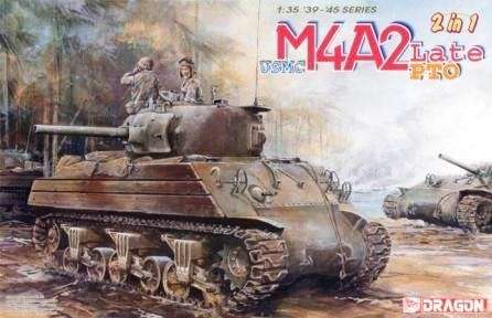 Czołg Sherman M4A2 - plastikowy model Dragona do sklejania.-image_Dragon_6462_7