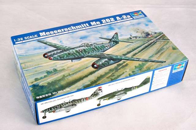 Myśliwiec Messerschmitt Me262 A-2a model_do_sklejania_trumpeter_02236_image_11-image_Trumpeter_02236_3