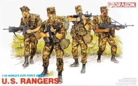 Amerykańscy żołnierze elitarnej formacji , plastikowe figurki do sklejani Dragon 3004 w skali 1:35-image_Dragon_3004_1