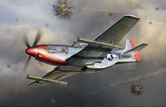 Amerykański myśliwiec P-51K Mustang, plastikowy model do sklejania Dragon 3224 w skali 1:32.-image_Dragon_3224_1