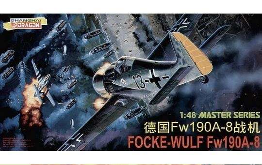 Plastikowy model samolotu Focke-Wulf Fw190A-8 do sklejania w skali 1:48.-image_Dragon_5502_1