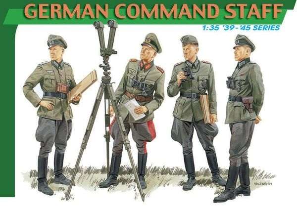 Niemieccy dowódcy z okresu II wojny światowej, plastikowe figurki do sklejania Dragon 6213 w skali 1:35-image_Dragon_6213_1