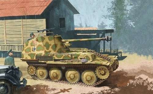 Niemiecki niszczyciel czołgów Befehlsjager 38 Ausf. M, plastikowy model do sklejania Dragon 6472 w skali 1:35.-image_Dragon_6472_1