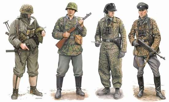 Niemieccy żołnierze z 2 Dywizji Pancernej SS Das Reich - front wschodni 1943-44, plastikowe figurki do sklejania Dragon 6706 w skali 1:35..-image_Dragon_6706_1