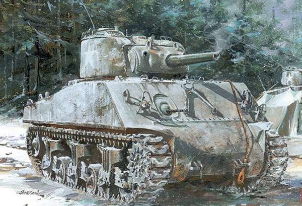 Model czołgu M4A3 Sherman w skali 1:72 do sklejania, model Dragona 7274-image_Dragon_7274_1