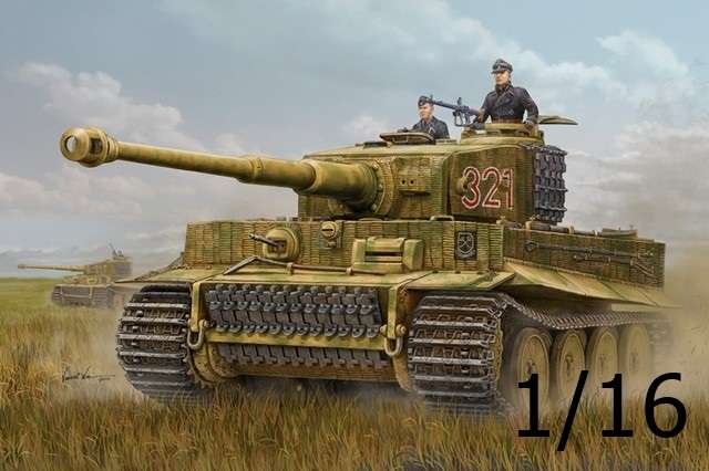 Niemiecki ciężki czołg Pz.Kpfw. VI Tiger I, plastikowy model do sklejania Hobby Boss 82601 w skali 1/16.-image_Hobby Boss_82601_1