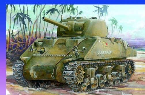Model czołgu do sklejania Sherman M4A2 w skali 1:35 - Dragon nr 6062-image_Dragon_6062_1