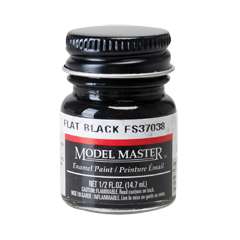 Farba modelarska Model Master 1749 w kolorze Flat Black FS37038-image_Model Master_1749_1