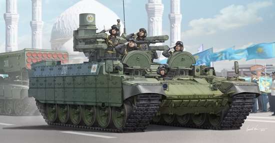 Ciężki wóz bojowy wsparcia czołgów BMPT , plastikowy model do sklejania Trumpeter 09506 w skali 1:35-image_Trumpeter_09506_1