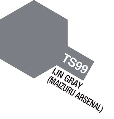 Farba modelarska - spray TS-99 IJN Grey (Maizuru Arsenal) - Tamiya nr 85099-image_Tamiya_85099_1