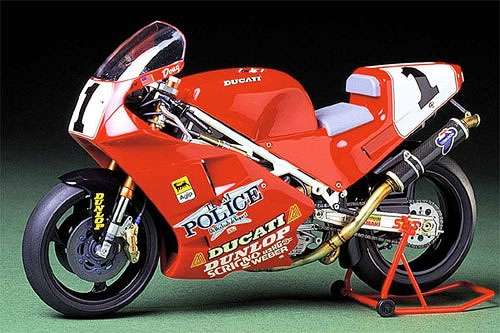 Włoski motocykl Ducati 888 Superbike Racer, plastikowy model do sklejania Tamiya 14063 w skali 1:12-image_Tamiya_14063_1