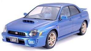 Japoński samochód Subaru Impreza WRX STi, plastikowy model do sklejania Tamiya 24231 w skali 1:24-image_Tamiya_24231_1