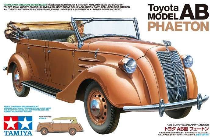 Plastikowy model do sklejania japońskiej Toyoty AB Phaeton w skali 1:35, model Tamiya 35338.-image_Tamiya_35338_1