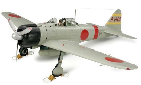 Japoński myśliwiec Mitsubishi A6M2b model 21 (Zeke), plastikowy model do sklejania Tamiya 60317 w skali 1:32-image_Tamiya_60317_1