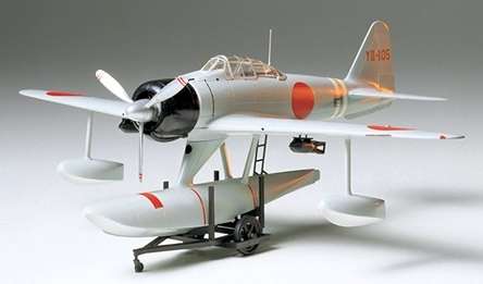 Japoński wodnosamolot myśliwski Nakajima A6M2 N Type 2 (Rufe), plastikowy model do sklejania Tamiya 61017 w skali 1:48-image_Tamiya_61017_1