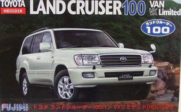 Samochód Toyota Land Cruiser, plastikowy model do sklejania Fujimi ID-132 (038049) w skali 1:24 - image a_1-image_Fujimi_ID-132_1