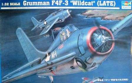 Fighter F4F-3 Wildcat - late version model do sklejania Trumpeter 02225_image_1-image_Trumpeter_02225_1