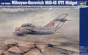 Myśliwiec odrzutowy MiG-15 UTI Midget model do sklejania, Trumpeter 02805-image_Trumpeter_02805_1