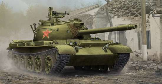 Chiński czołg lekki Typ 62, plastikowy model do sklejania Trumpeter 05537 w skali 1:35-image_Trumpeter_05537_1