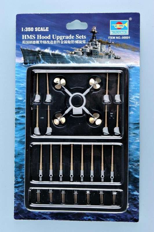 Zestaw metalowych dodatków do modelu brytyjskiego krążownika liniowego HMS Hood w skali 1:350 - zestaw Trumpeter 06601-image_Trumpeter_06601_1