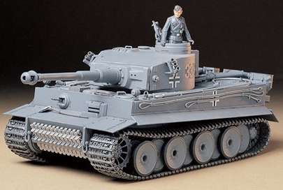 Tamiya 35216 w skali 1:35 - model German tank Tiger I early production - image a -image_Tamiya_35216_3